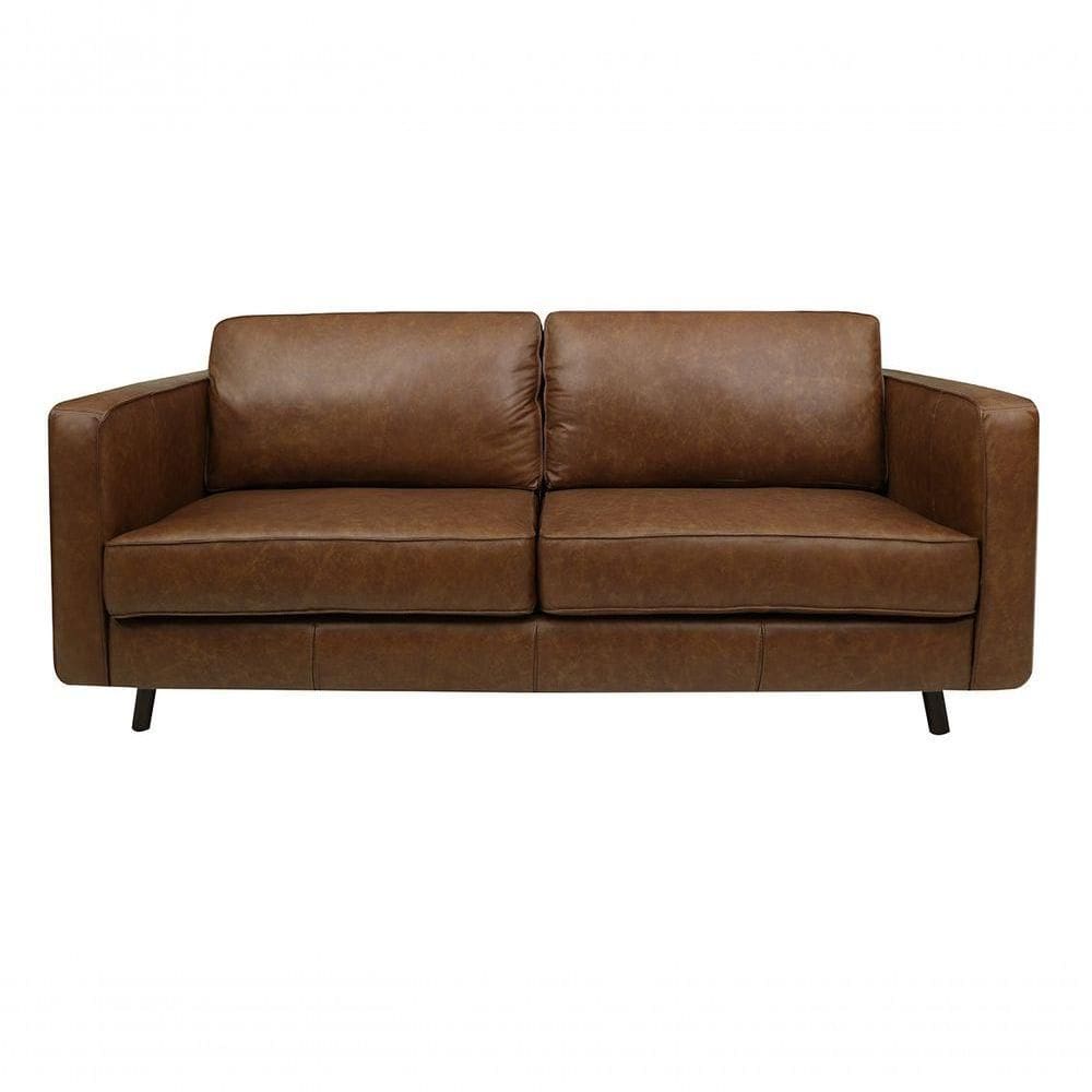 Sofá De Couro Guarujá 4 Lugares Soft Mel Mempra Design