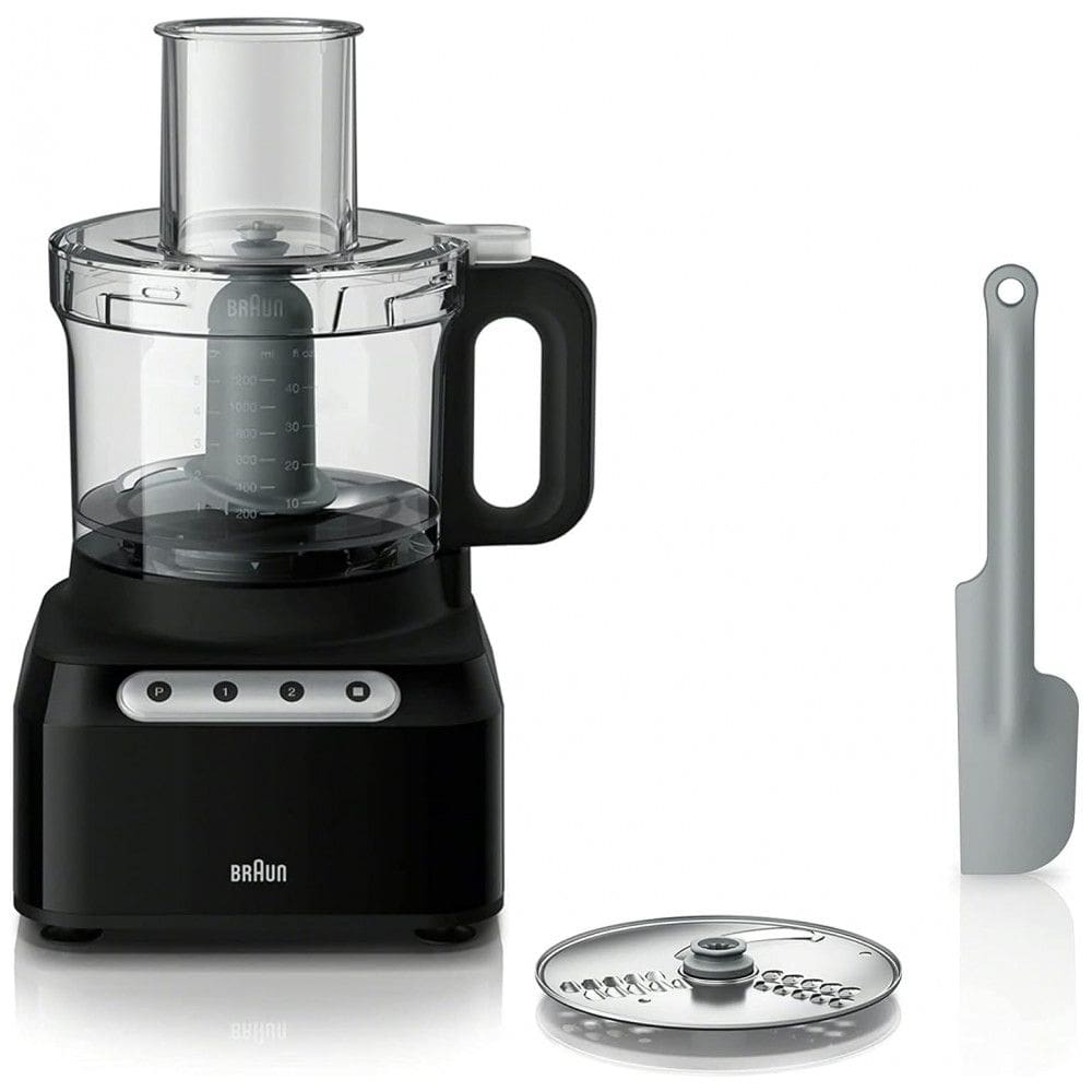 Processador de Alimentos até 8 Xícaras Braun FP3101BK, 110V 550W, Preto