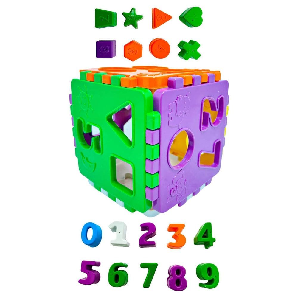 Brinquedo Didático Educativo Com Encaixes De Blocos Bebes