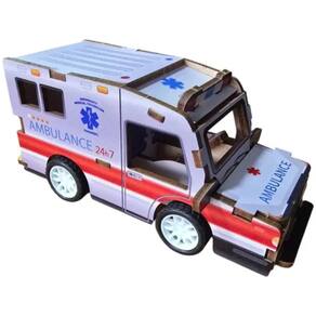 Movecar Ambulância Linha Educaplay BDM41 - Polibrinq