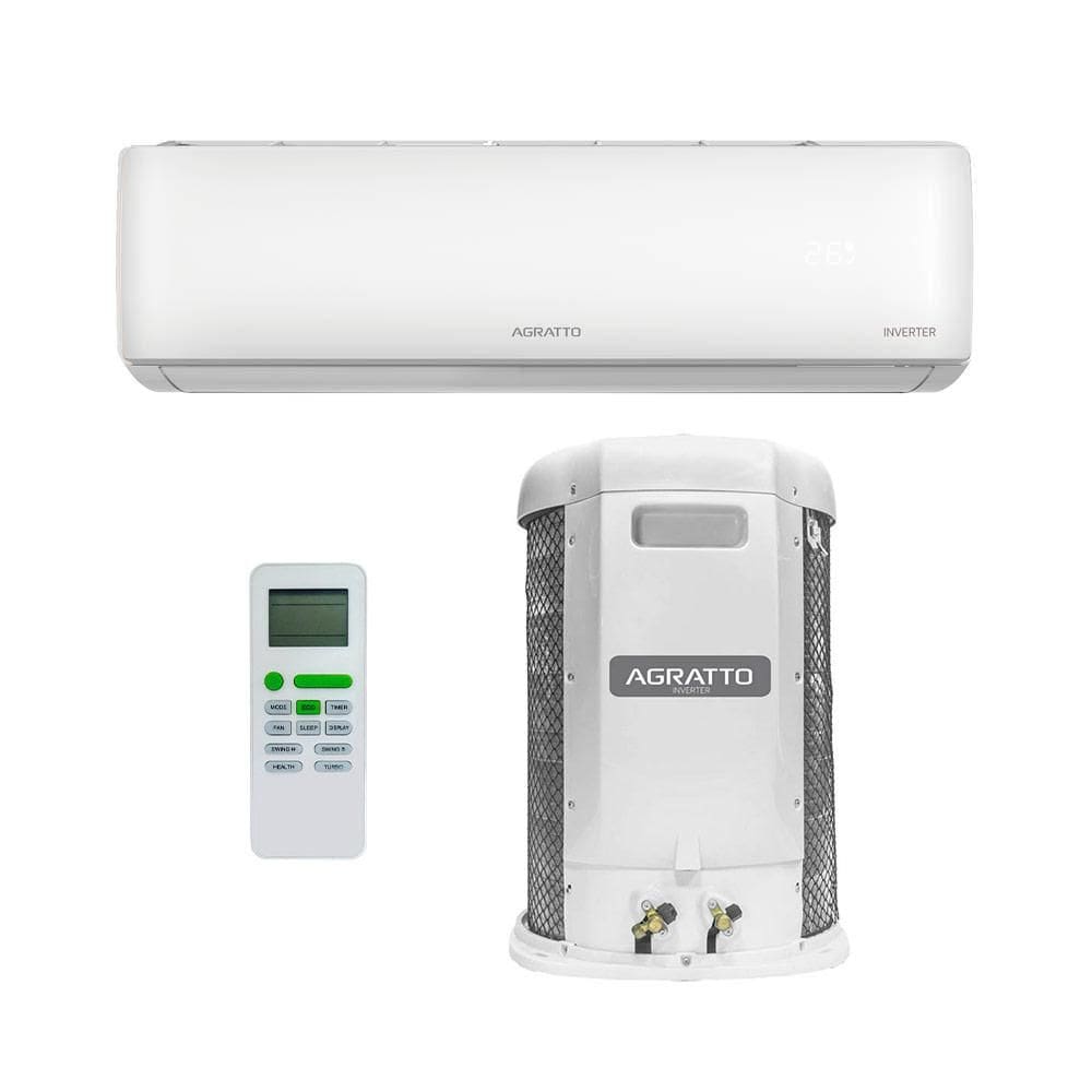 Ar Condicionado Split Hi Wall 12000 Btu Frio Liv Top Inverter Agratto 220v