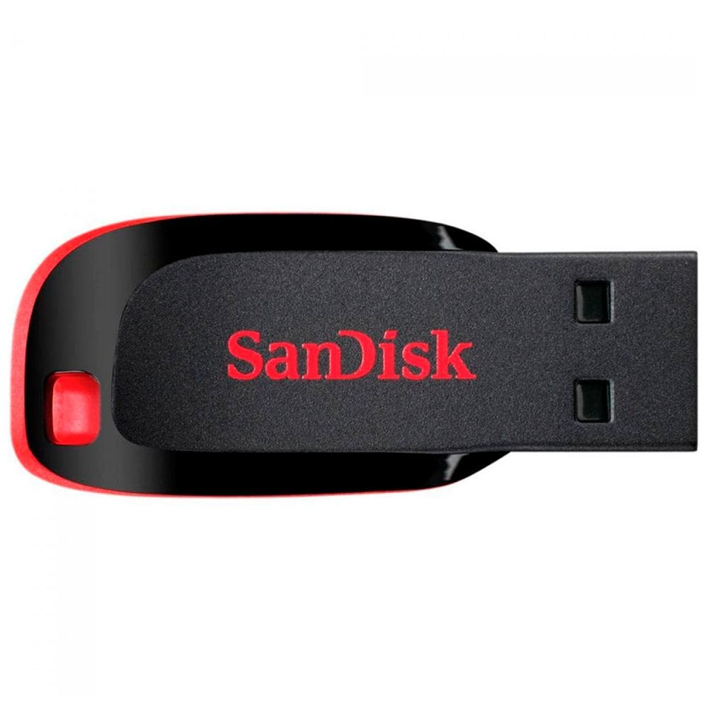 Pen Drive SanDisk Cruzer Blade 16GB USB 2.0, até 15MB/s de Leitura - Modelo SDCZ50-016G-B35