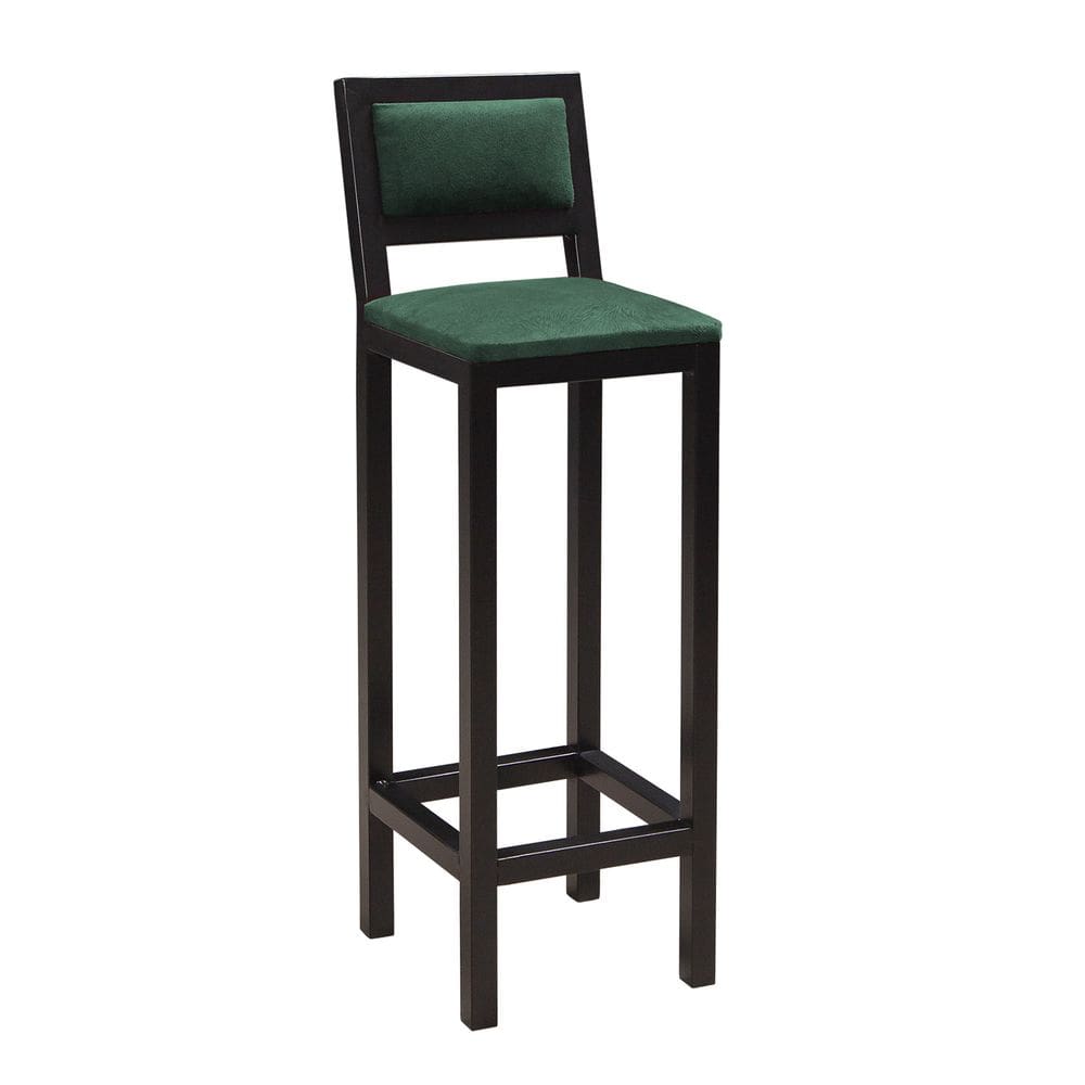 Banqueta Alta Estilo Industrial Assento Estofado Florença