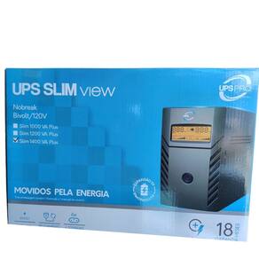 NoBreack UPS Slim View 1400VA BI-Volt S/120v 6 Tomadas