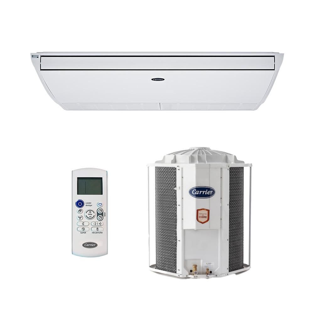Ar-Condicionado Split Piso Teto Xperience Springer Carrier Midea Convencional 36.000 BTUs Frio 220V R-410 Monofasico