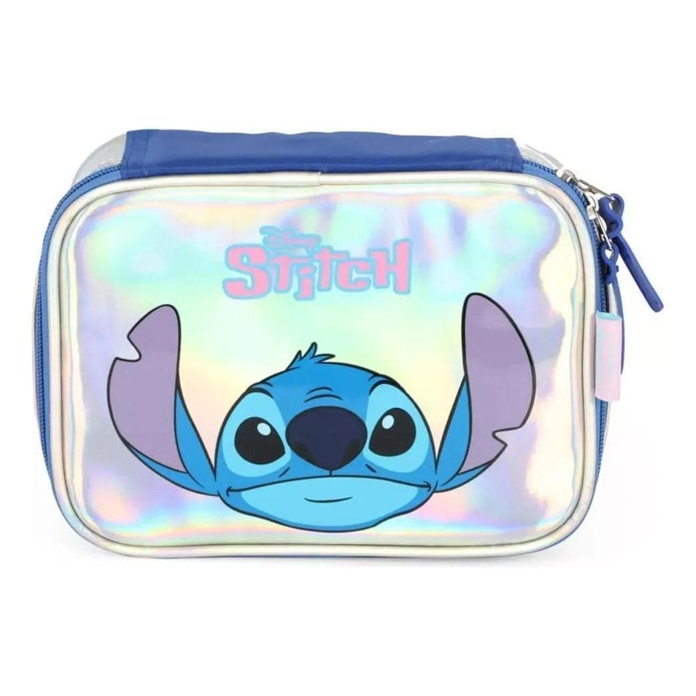 Estojo Escolar Box Juvenil Stitch Holográfico - Luxcel