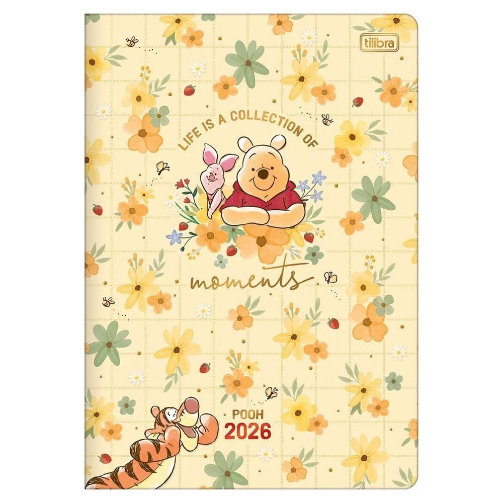 Planner Semanal 2026 Gramp M7 Pooh Moments Tilibra