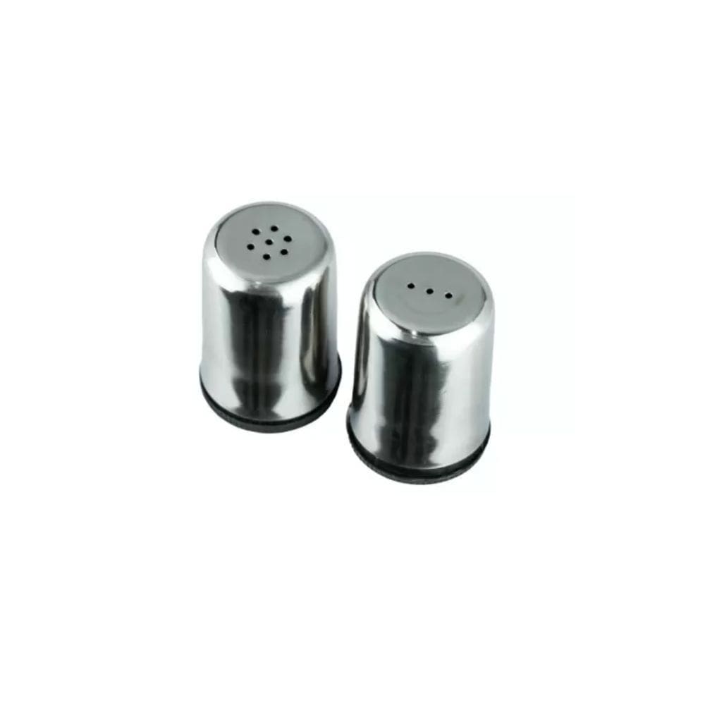 Kit Saleiro e Pimenteiro Inox Light Design Moderno