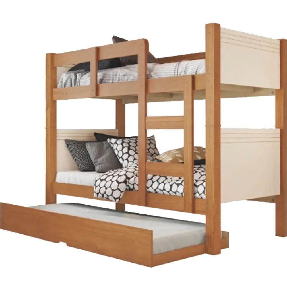 Treliche Madri para Colchão 88cm Conquista Cor Cinamomo Off White