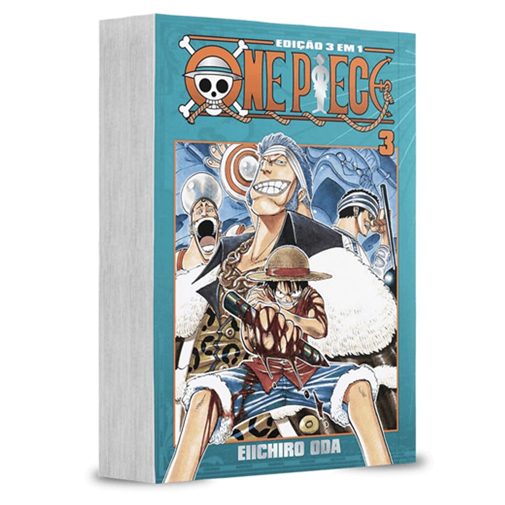 Dpl - One Piece 3 Em 1 - Vols 1 Ao 4 Com Pequenos Defeitos
