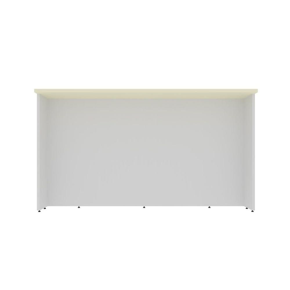 Bancada Ilha Cozinha PH 3069 Manhattan 200cm Branco/Cinza Argila - Herval