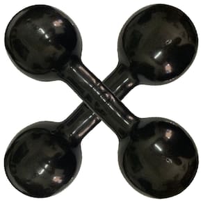 Par Halter Emborrachado 10Kg Peso Musculação Academia Treino