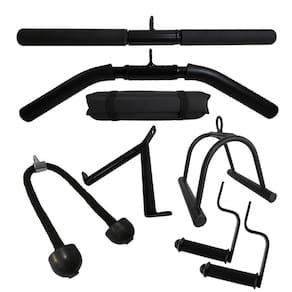 Puxador Musculação Kit Academia Crossover 8 Peças