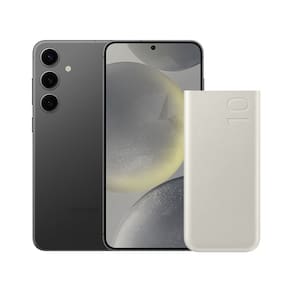 S24+ (256GB) - Preto + Bateria Carregador Portátil 2x USB-C, 10000mAh, Super Rápida 25W