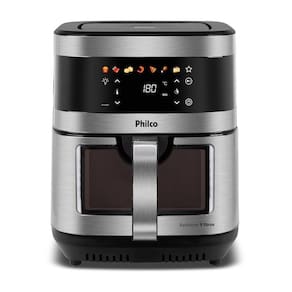 Air Fryer Philco 9L Visor Glass Painel Digital PAF90C