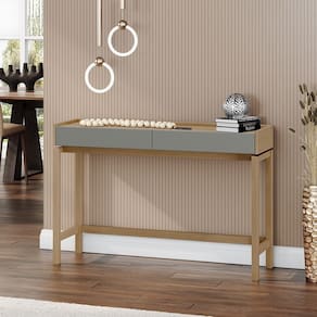 Aparador 2 Gavetas Barcelona Madeira Maciça e MDF 2152VZ Oak Ferrolack Finestra