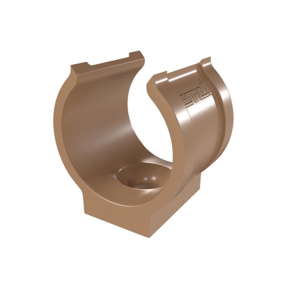 Abraçadeira Impacto Para Cano Tubo 20Mm 1/2`` Marrom Estrela
