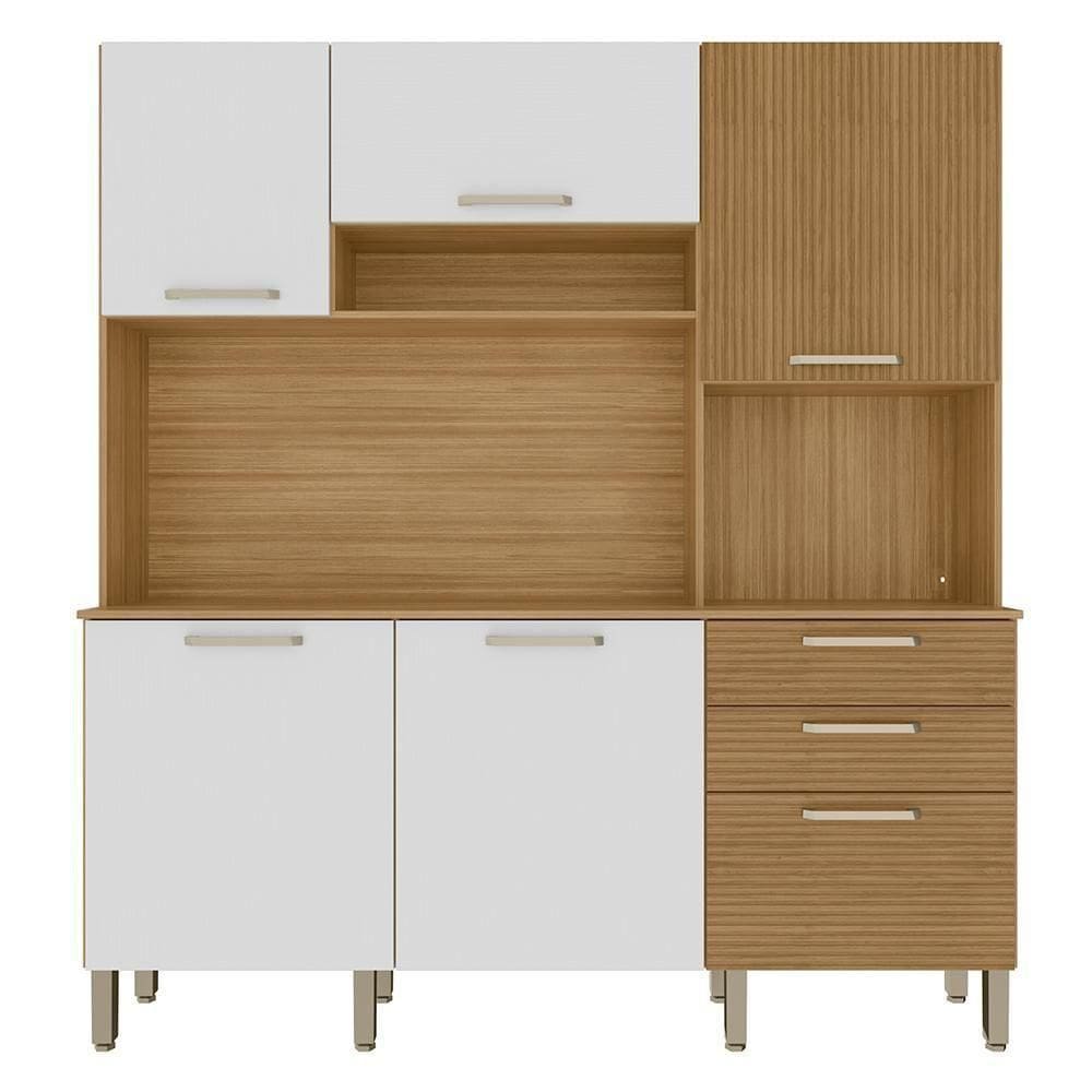 Cozinha Compacta 6p 2g 180 Cm Ferrara Freijo Supremo Cp