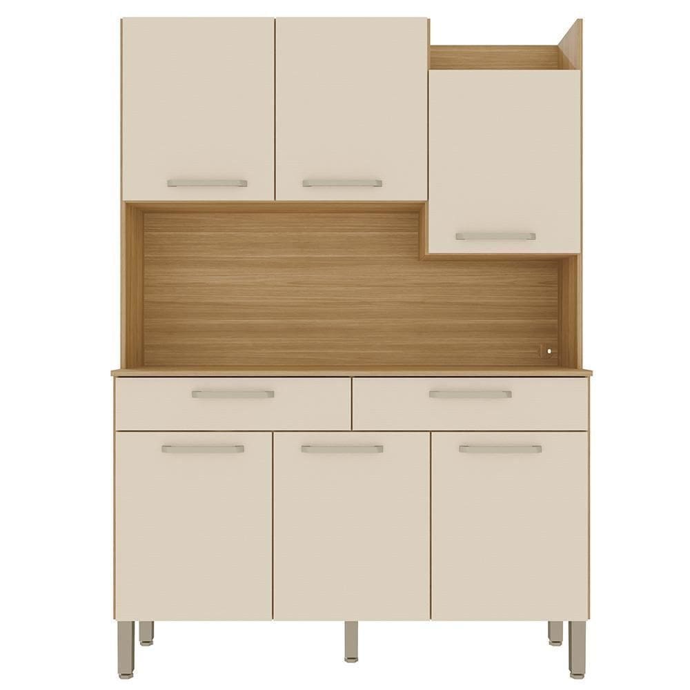 Kit Cozinha 6p 2g 132 Cm Modena Freijo Soft Ktp Freijo Soft