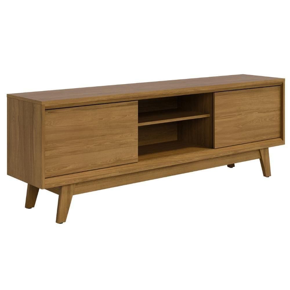 Rack Bancada 65 Pol 2p 164 Cm Atlas Cumaru Madetec Cumaru