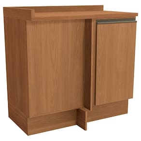 Balcao Canto Reto Com Tampo 98Cm Maxxi Canela Kappesberg