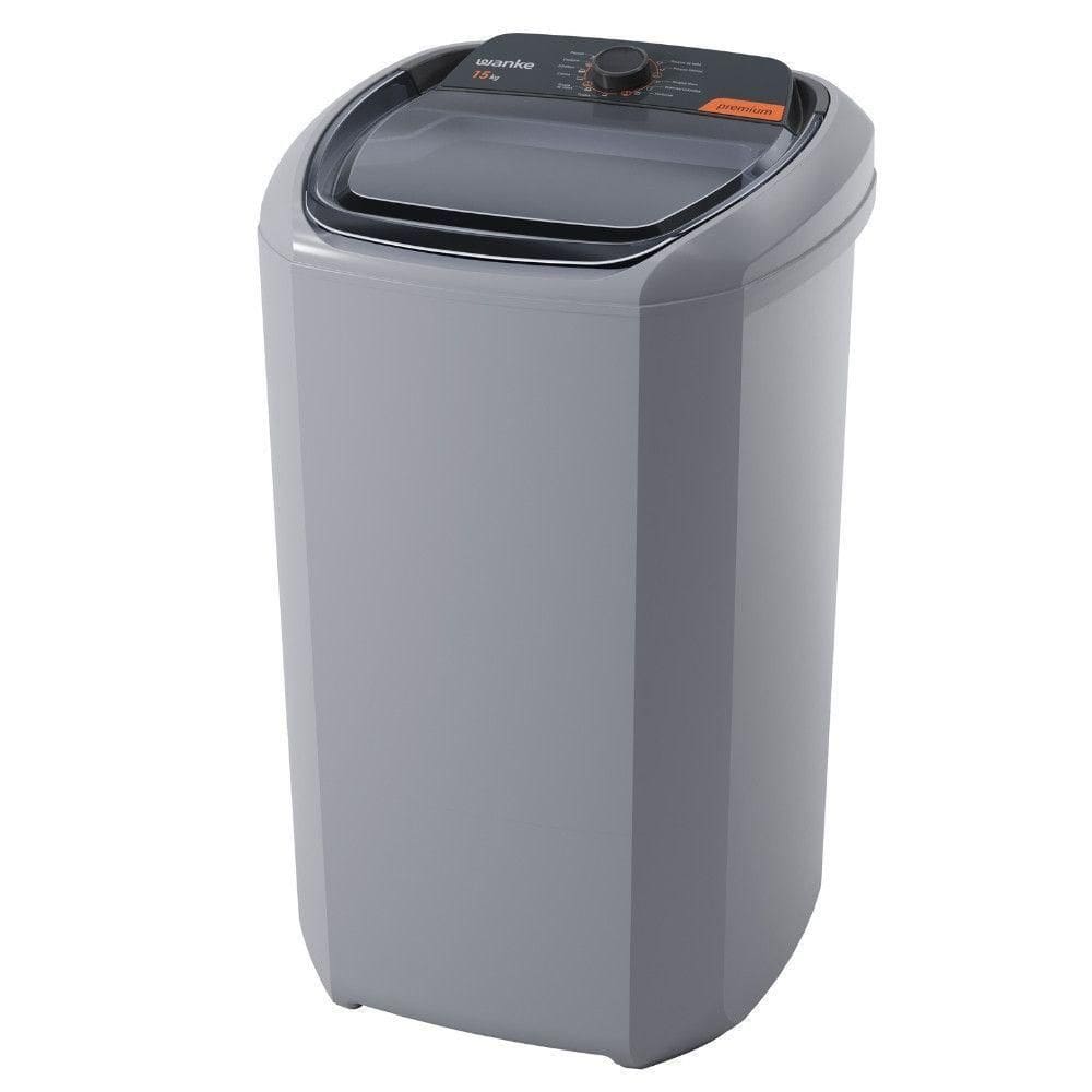 Lavadora De Roupas Wanke Semiautomática 15kg Silver LWBE150T3 220V
