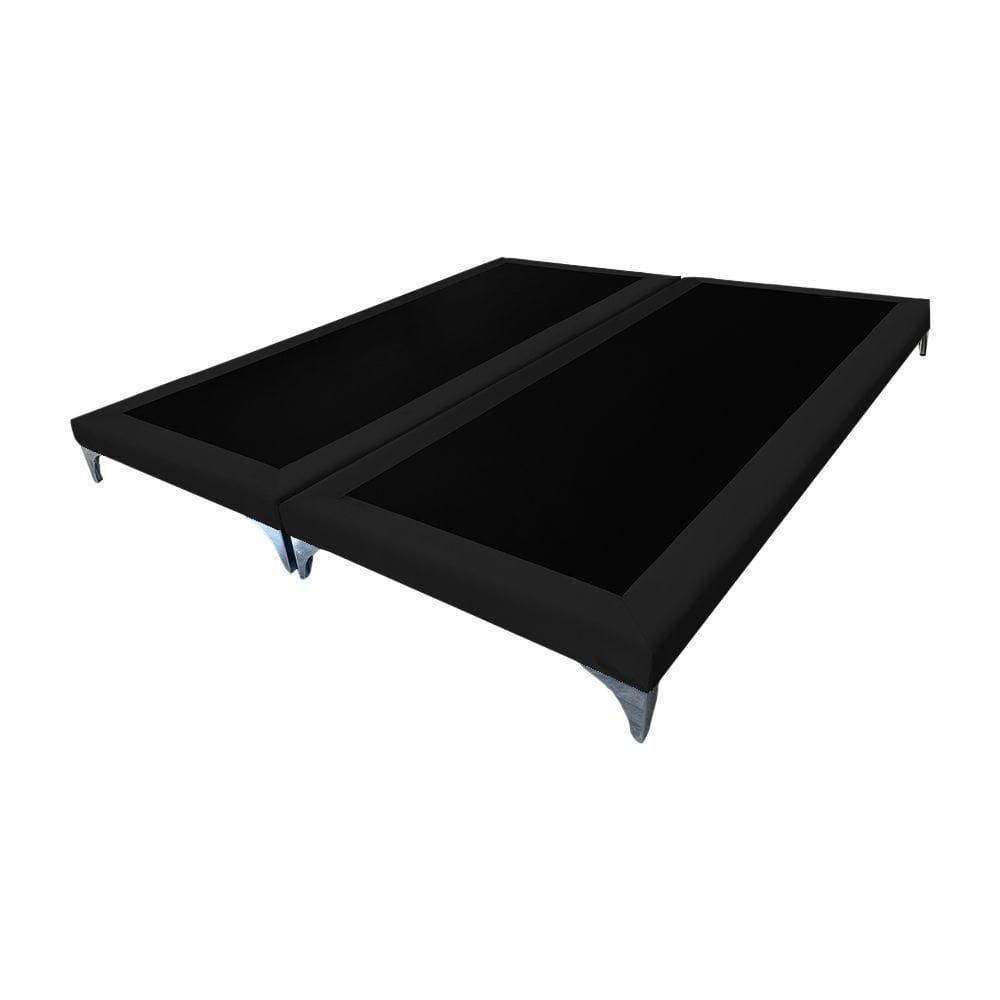 Cama Oriental Premium Queen Veludo Preto