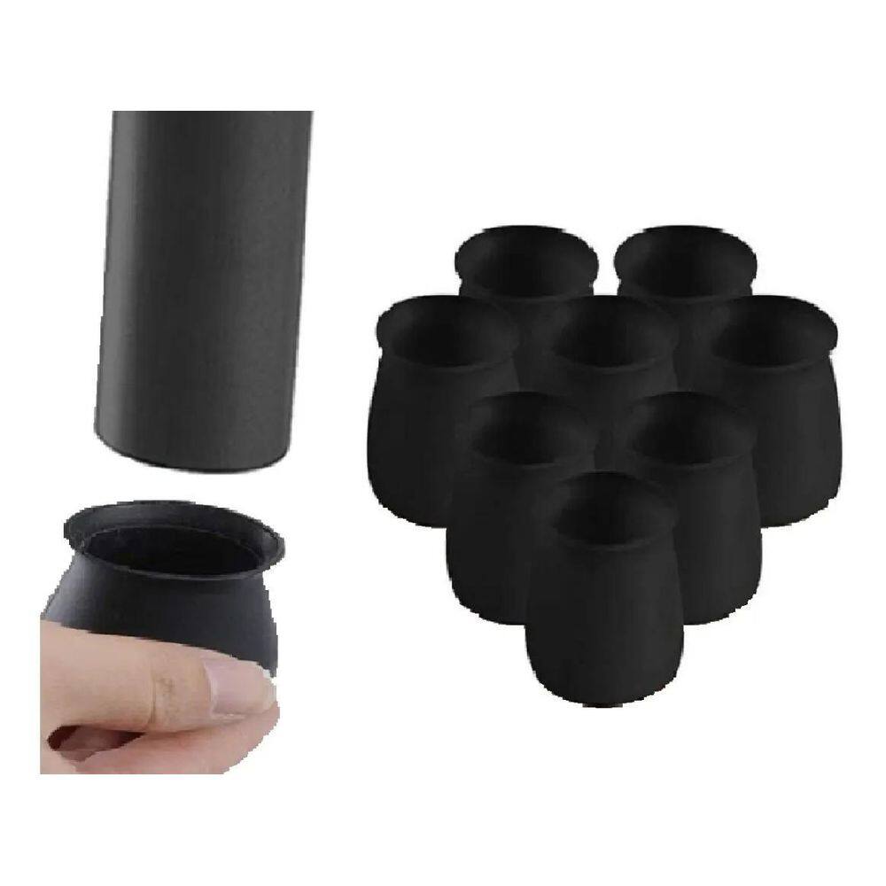 Silicone Protetor Para Pé De Cadeira 8 Peças