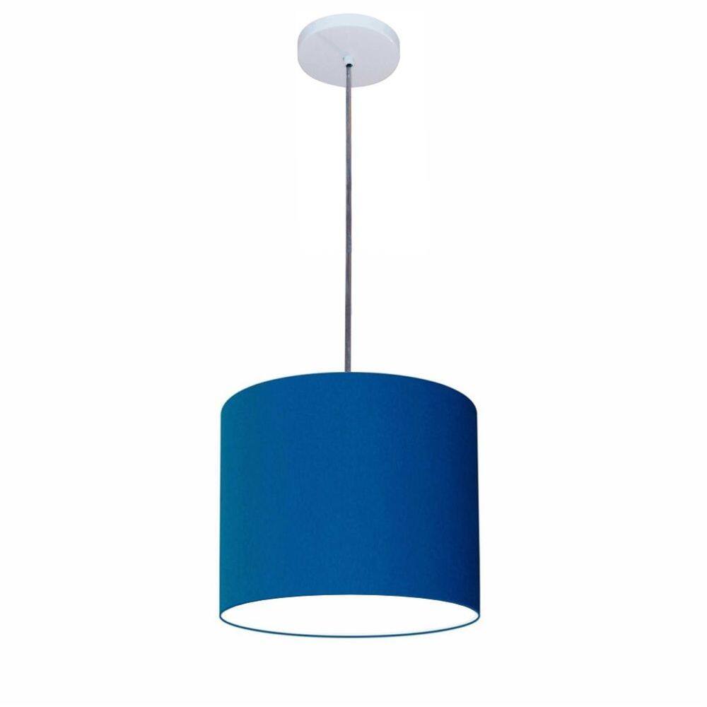 Luminária Pendente Vivare Free Lux Md-4107 Cúpula em Tecido