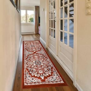 2 Tapete Porta Passadeira Corredor Luxo 57X180 Js Re Ate M10