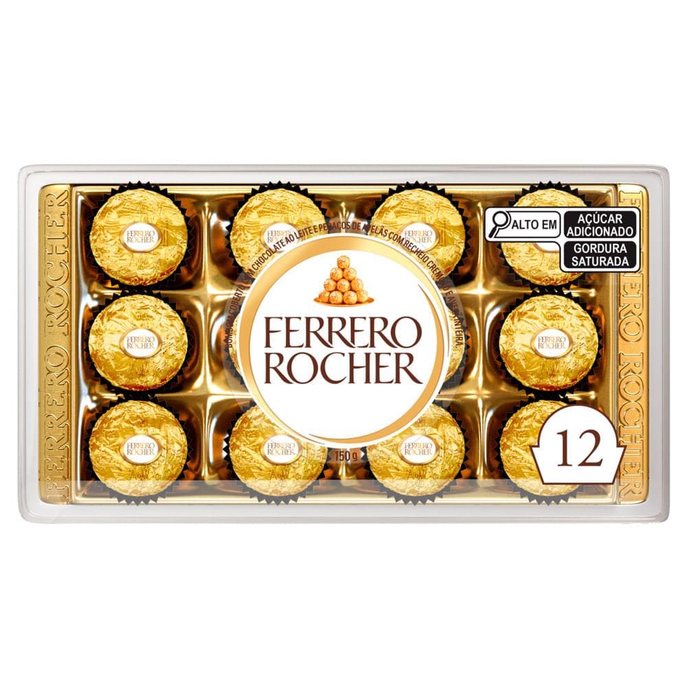 Bombons Ferrero Rocher 12 Unidades