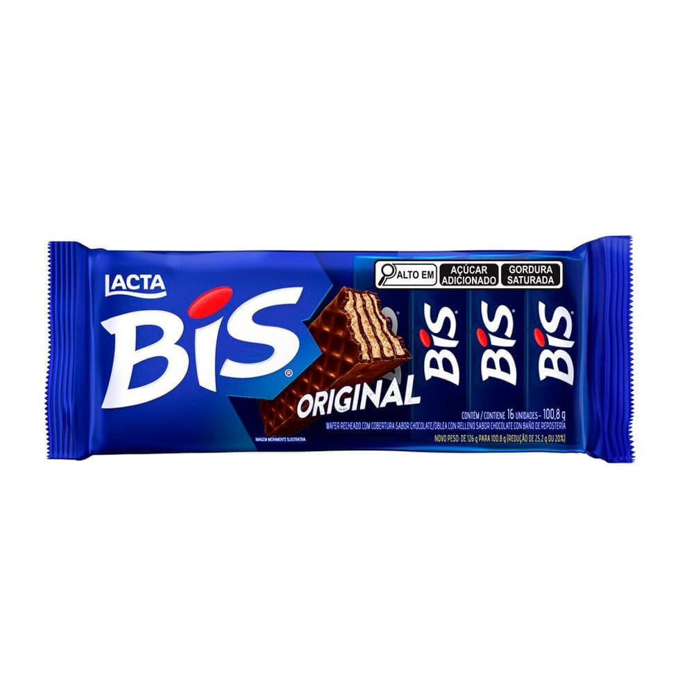 Chocolate Bis Lacta Ao Leite com 100,8g