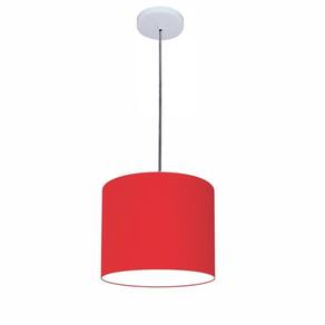 Luminária Pendente Vivare Free Lux Md-4105 Cúpula em Tecido