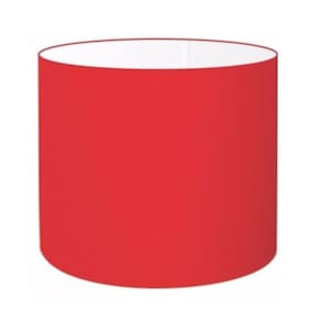 Cúpula em Tecido Cilindrica Abajur Luminária Cp-4999 50x45cm Algodão Crú