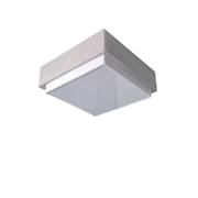 Plafon Quadrado Vivare Md-3089 Cúpula em Tecido 40x40cm - Bivolt