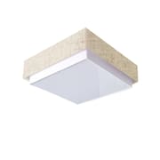 Plafon Quadrado Vivare Md-3090 Cúpula em Tecido 45x45cm - Bivolt