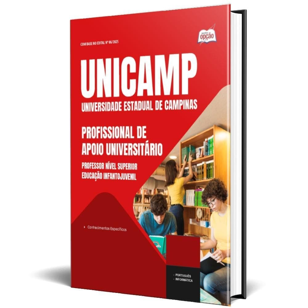 Apostila Unicamp 2025 Profissional Apoio