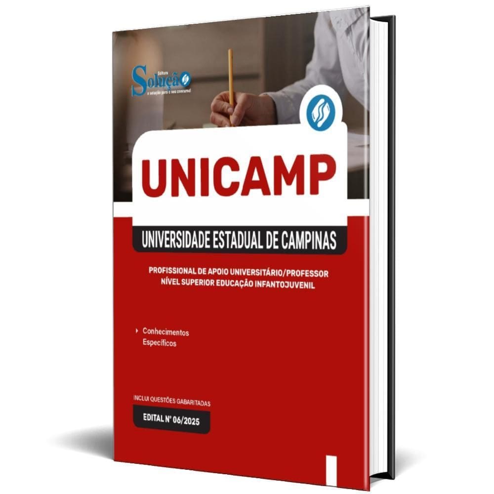 Apostila Unicamp 2025 Profissional Apoio