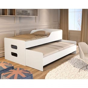 Bicama Elis Solteiro Com Cama Auxiliar – Praticidade E Conforto Em Dobro