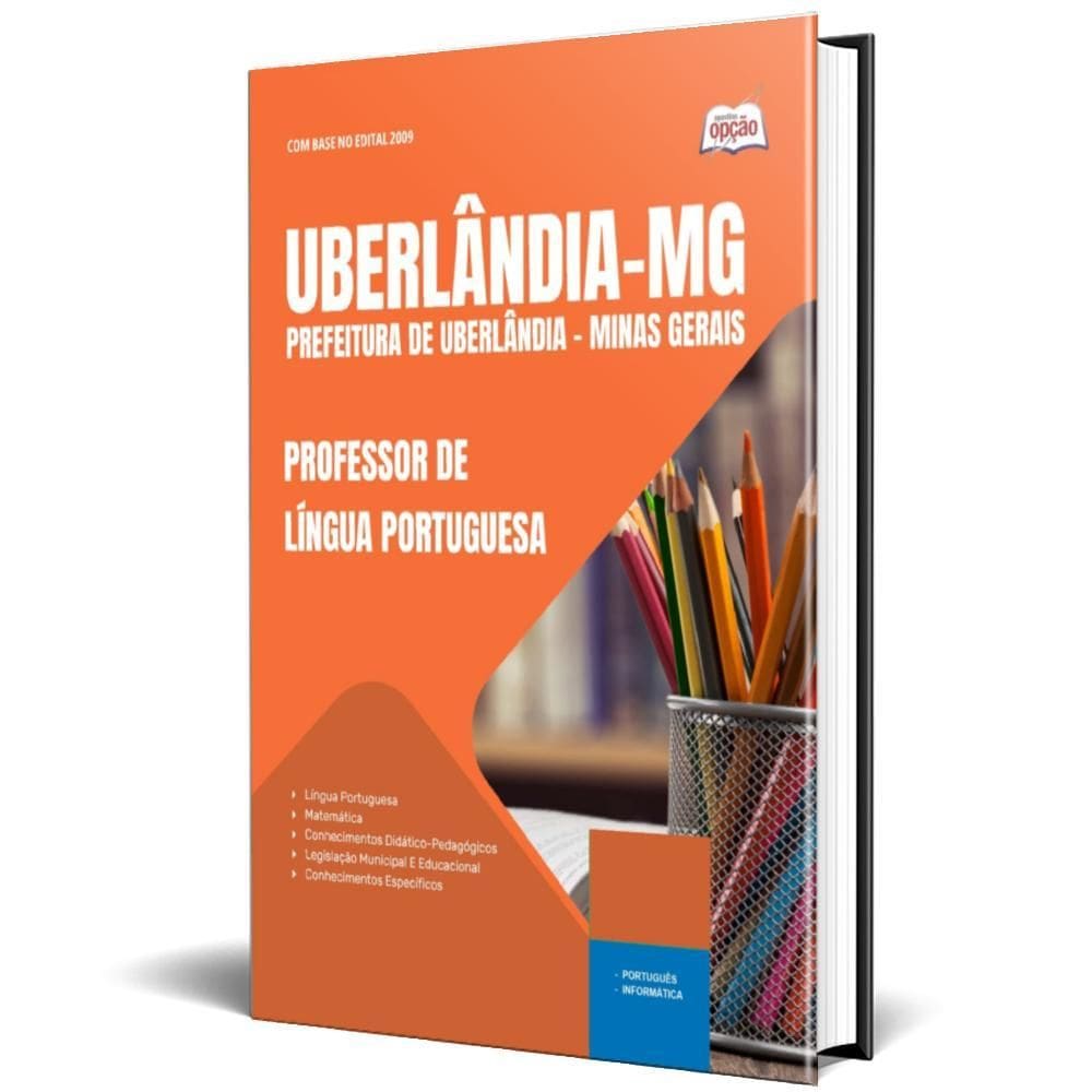Apostila Prefeitura Uberlândia Mg 2025 Professor Língua
