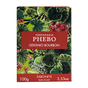 Sabonete em Barra Phebo Gerânio Bourbon 100g