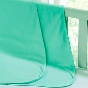 Cueiro Duplo Tecebem Baby Malha Liso Kinder 80cmx90cm Verde