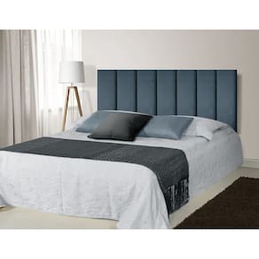 Cabeceira Estofada 140cm p/ Cama Box Casal Sem Furo