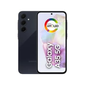 Usado: Samsung A35 128 GB Azul Escuro - Muito Bom