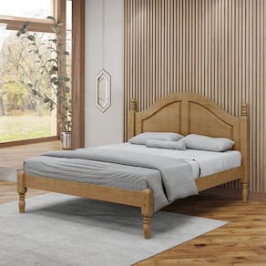 Cama Casal Queen 1,60 Linha Ouro Madeira Maciça 2258FN Freijó Finestra