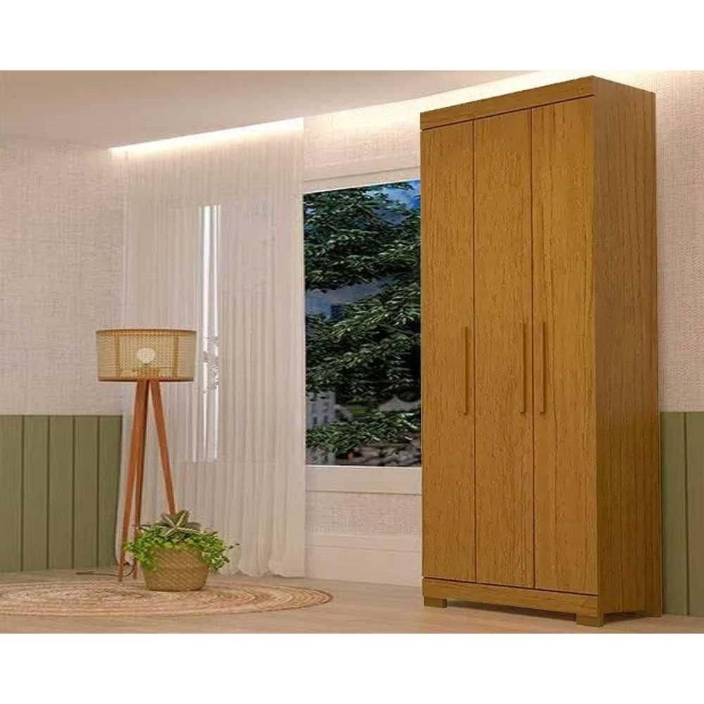 Guarda Roupa 3 Portas e 2 Gavetas Lana Cinamomo - ACP