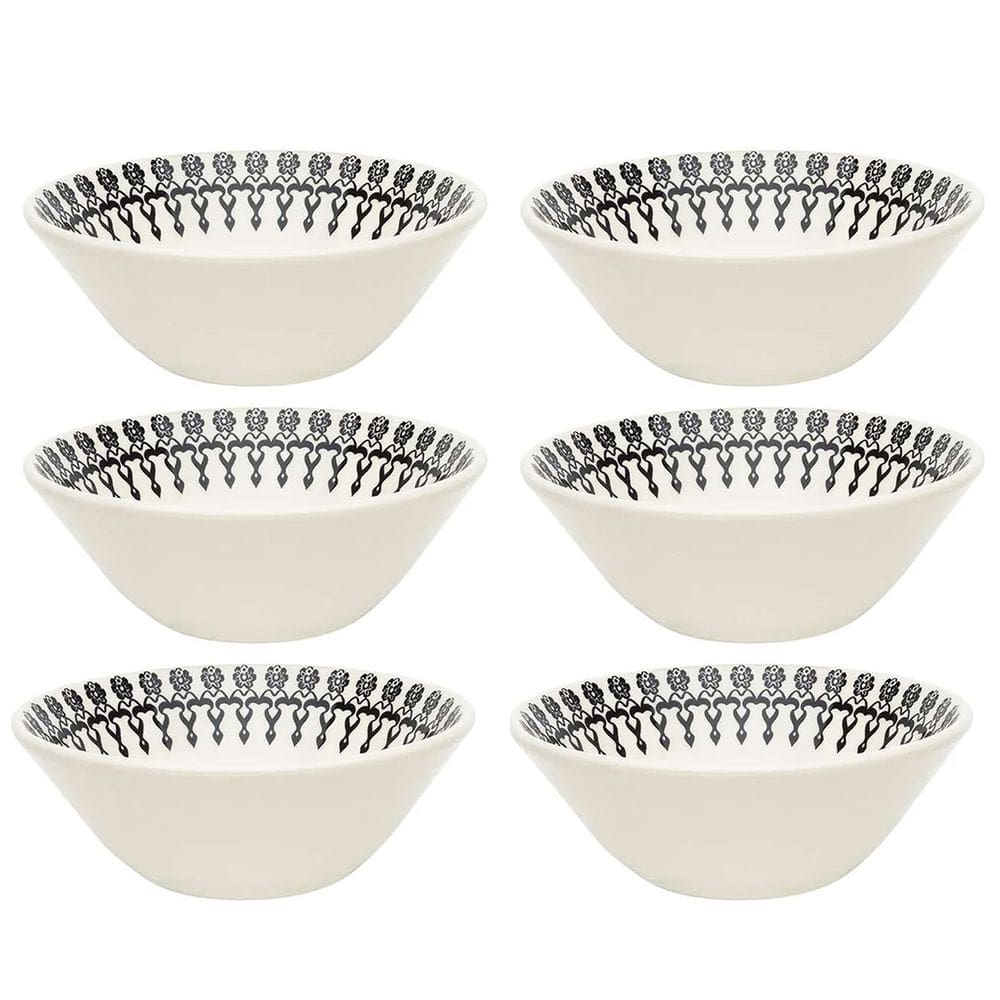 Tigela Conic de Ceramica Estampa Donna Folk 500ml 6un - Biona 091215