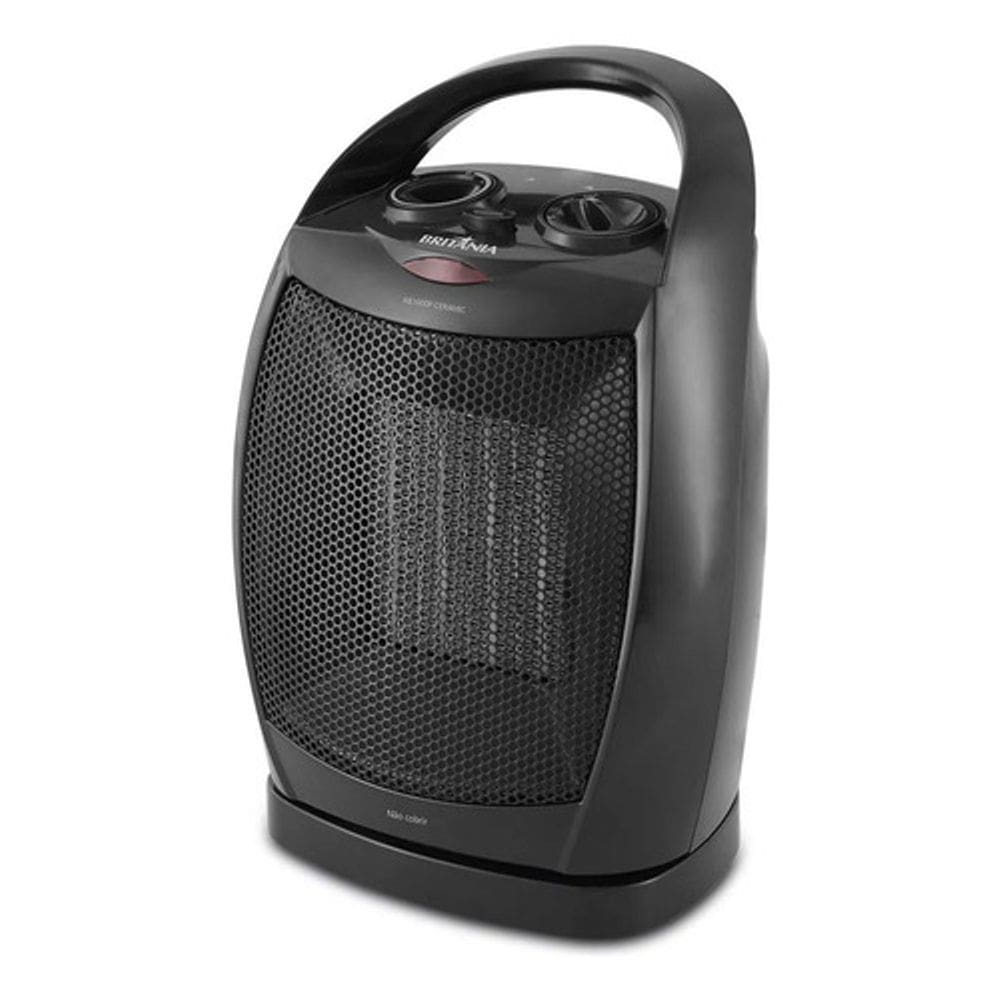 Aquecedor Ceramic Preto 127v 1500w Britania Ab1600p