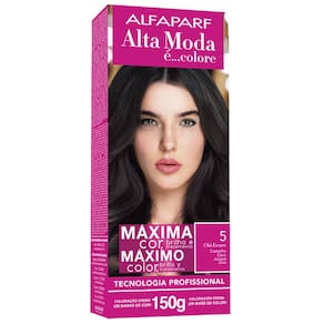 Tintura Creme Altamoda Alfaparf Chá Escuro 5 Kit