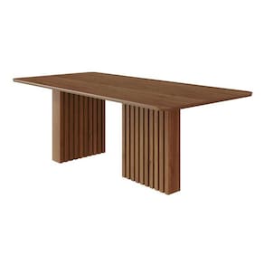 Mesa p/ Cozinha Ester c/ Tampo Madeirado 210x100cm Cinamomo - Cimol
